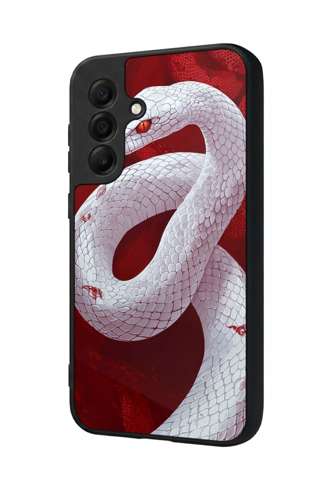 Samsung Galaxy A17 Uyumlu Yılan Tasarımlı Glossy Premium Kılıf