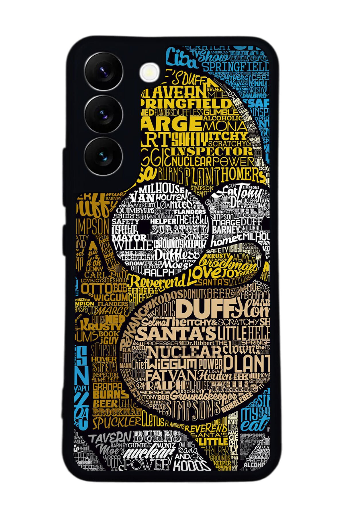 Samsung Galaxy S22 Uyumlu The Simpsons Tasarımlı Glossy Premium Kılıf