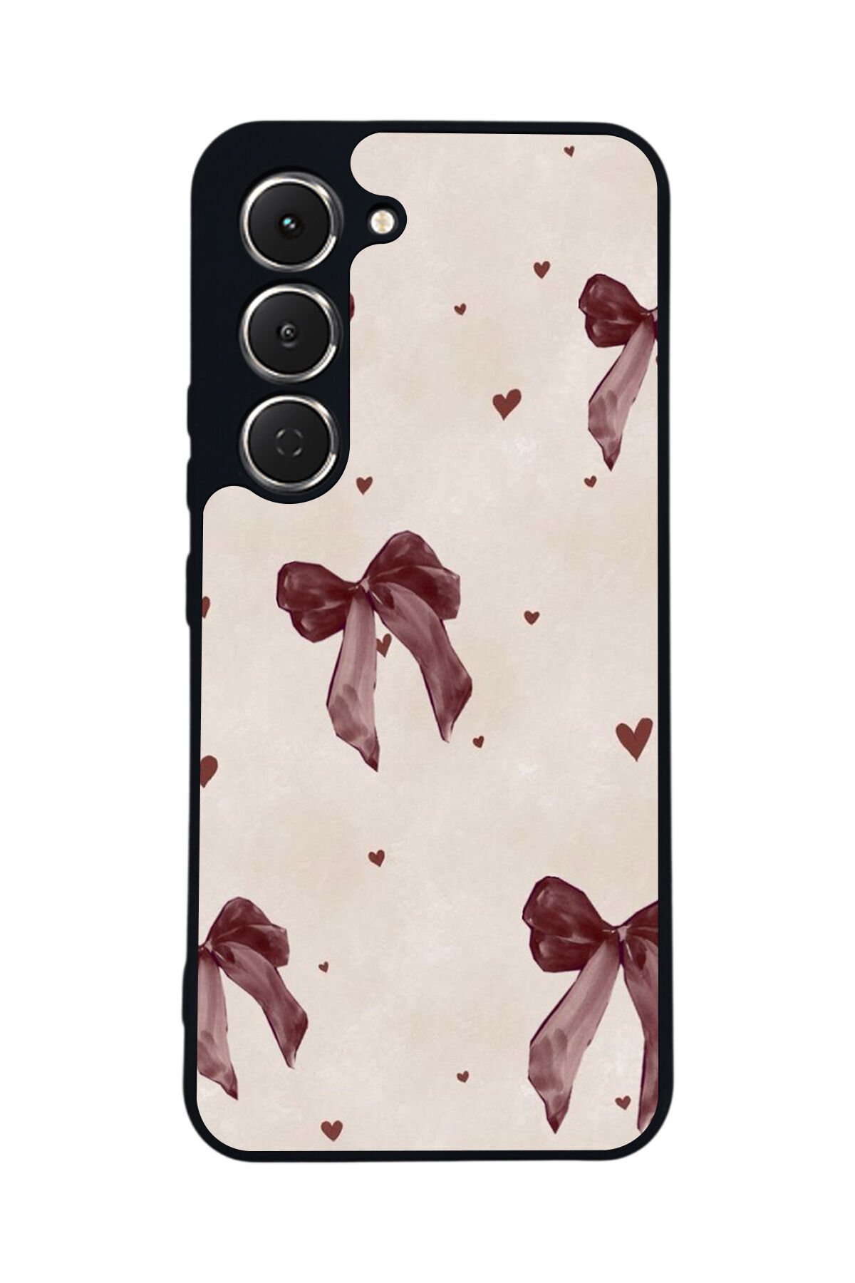 Tecno Spark 40 Pro Uyumlu Kurdele Tasarımlı Glossy Premium Kılıf