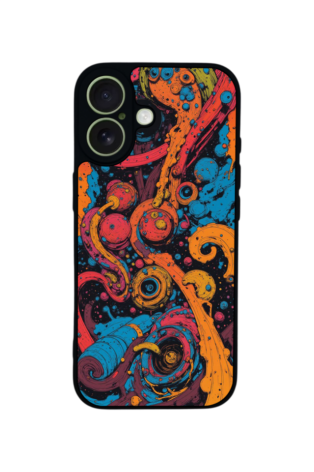 iPhone 17 Uyumlu Abstract Tasarımlı Glossy Premium Kılıf