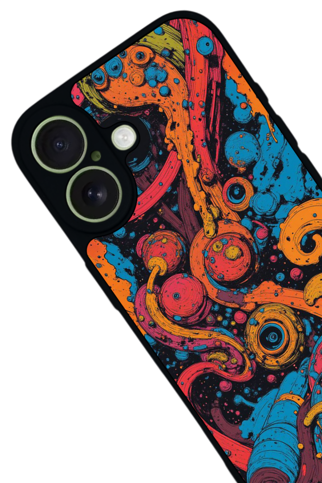 iPhone 17 Uyumlu Abstract Tasarımlı Glossy Premium Kılıf