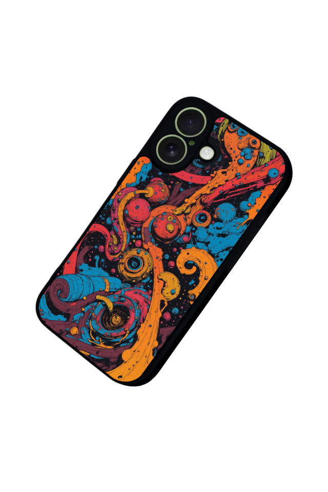 iPhone 17 Uyumlu Abstract Tasarımlı Glossy Premium Kılıf