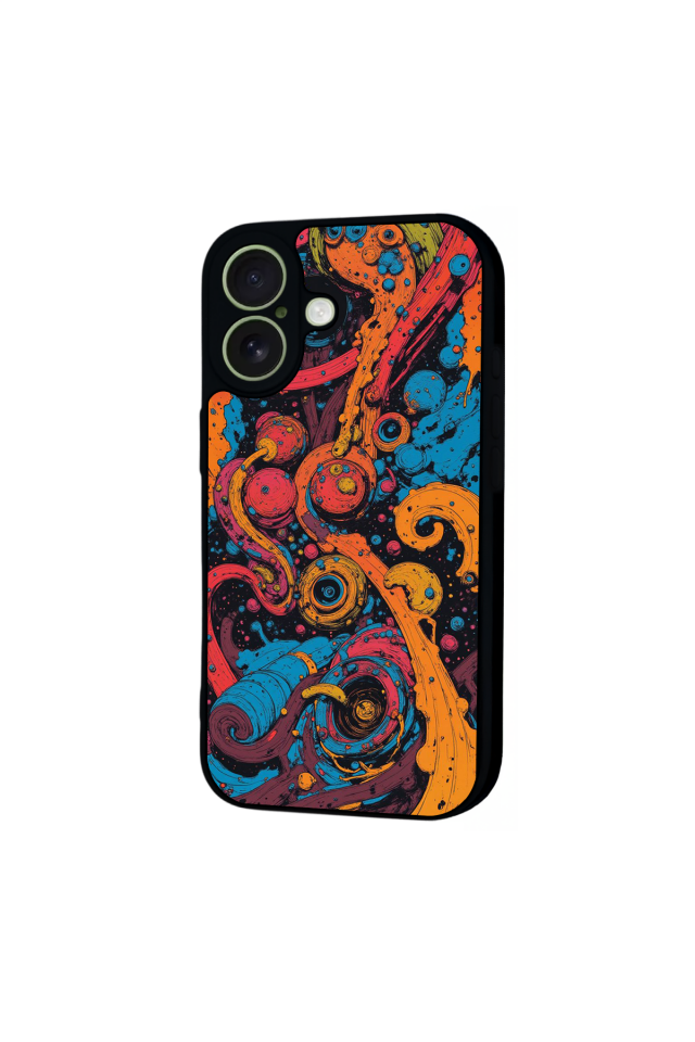 iPhone 17 Uyumlu Abstract Tasarımlı Glossy Premium Kılıf