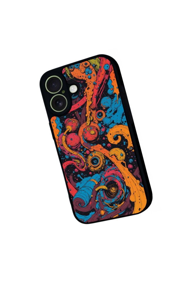 iPhone 17 Uyumlu Abstract Tasarımlı Glossy Premium Kılıf