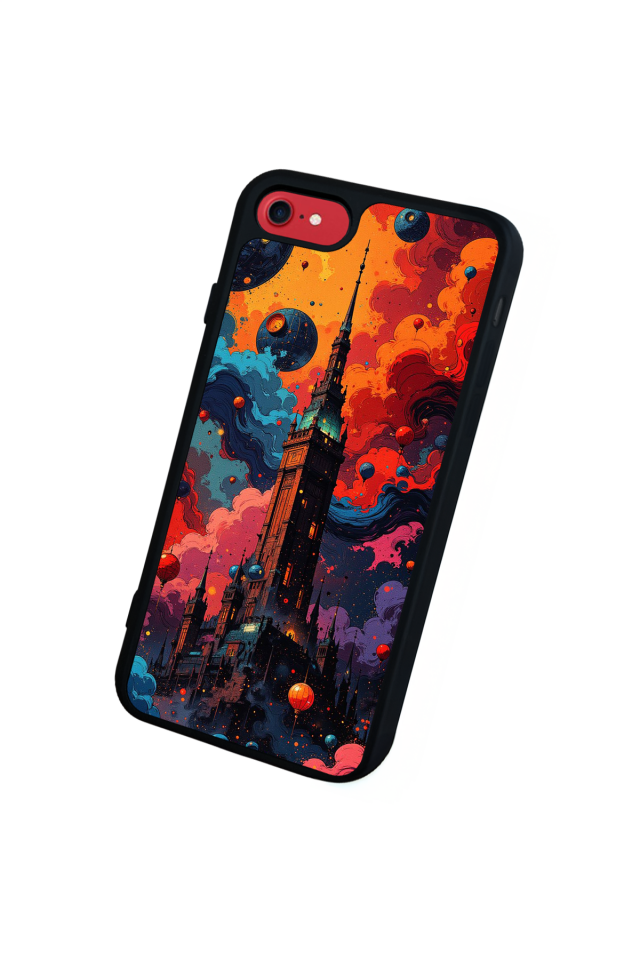 iPhone 7 Uyumlu Abstract Tasarımlı Glossy Premium Kılıf