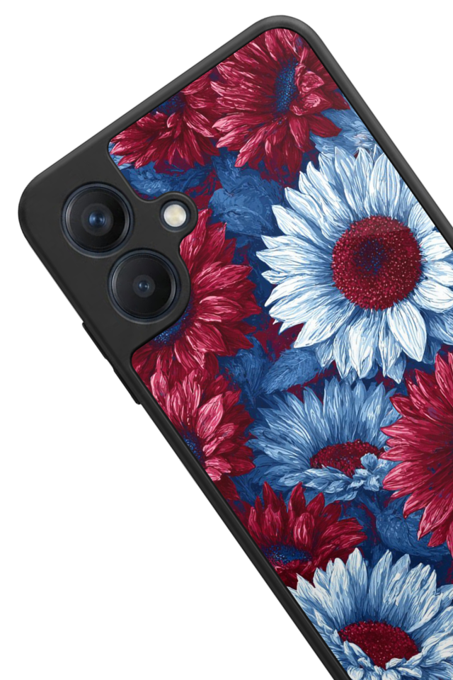 Samsung Galaxy A07 Uyumlu Cicek Tasarımlı Glossy Premium Kılıf