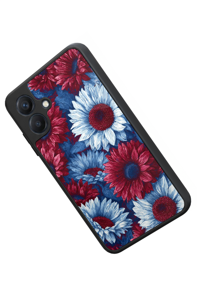 Samsung Galaxy A07 Uyumlu Cicek Tasarımlı Glossy Premium Kılıf