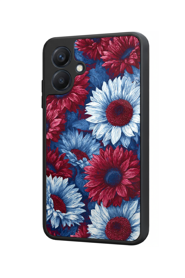 Samsung Galaxy A07 Uyumlu Cicek Tasarımlı Glossy Premium Kılıf