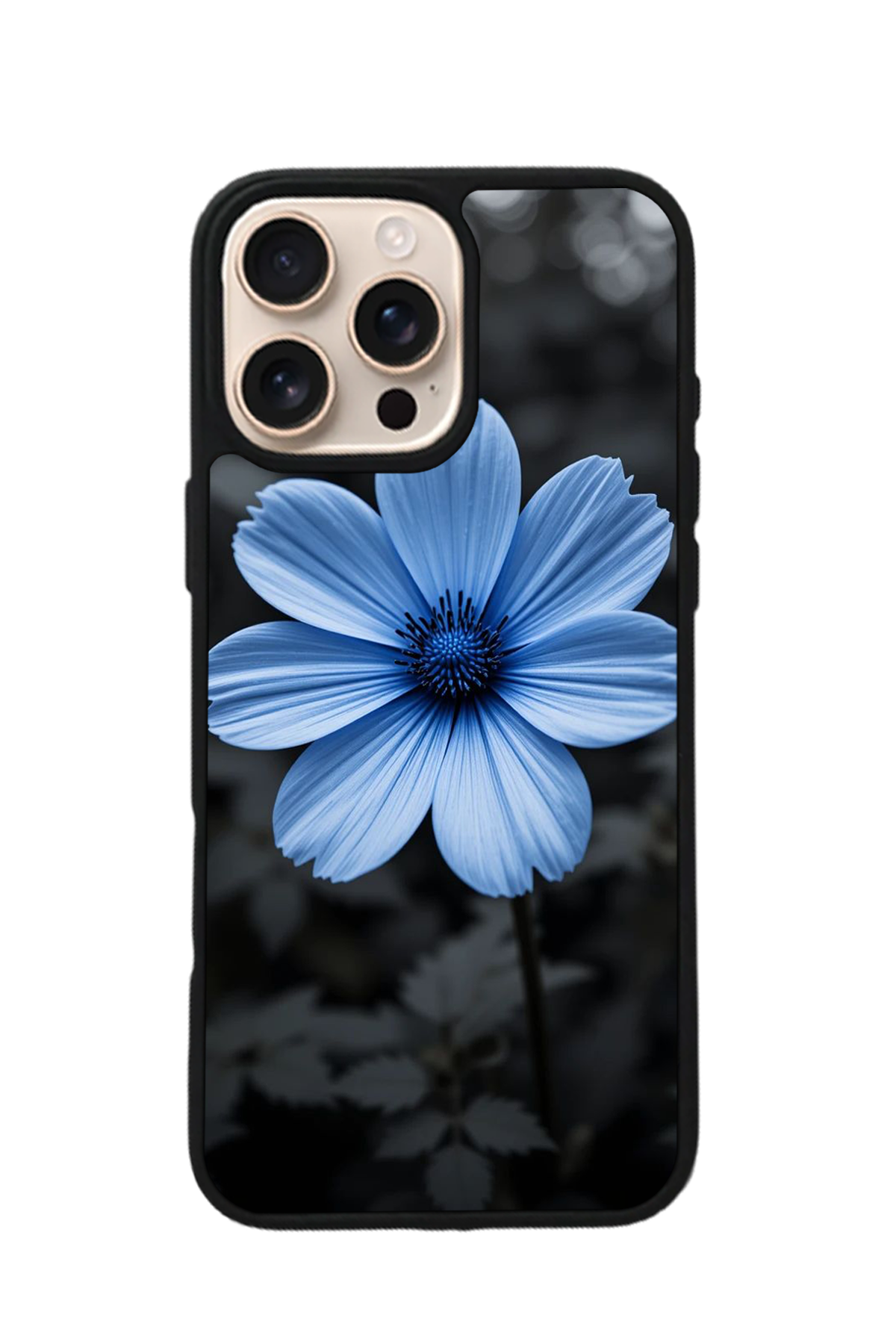 iPhone 16 Pro Max Uyumlu Cicek Tasarımlı Glossy Premium Kılıf