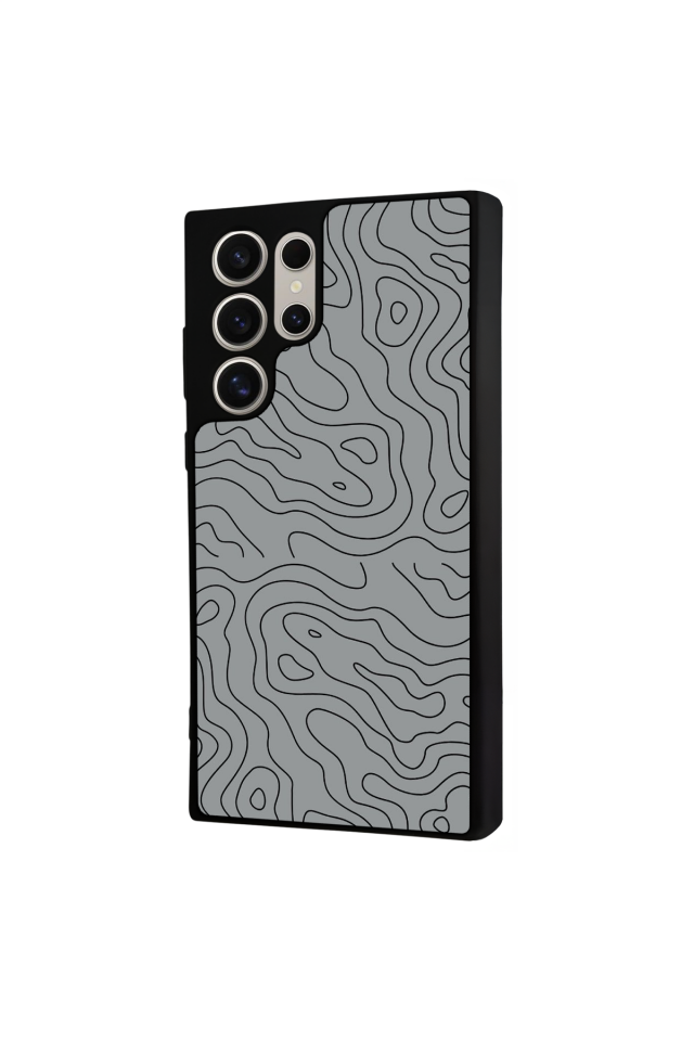 Samsung Galaxy S23 Ultra Uyumlu Çizgi Sanatı Tasarımlı Glossy Premium Kılıf