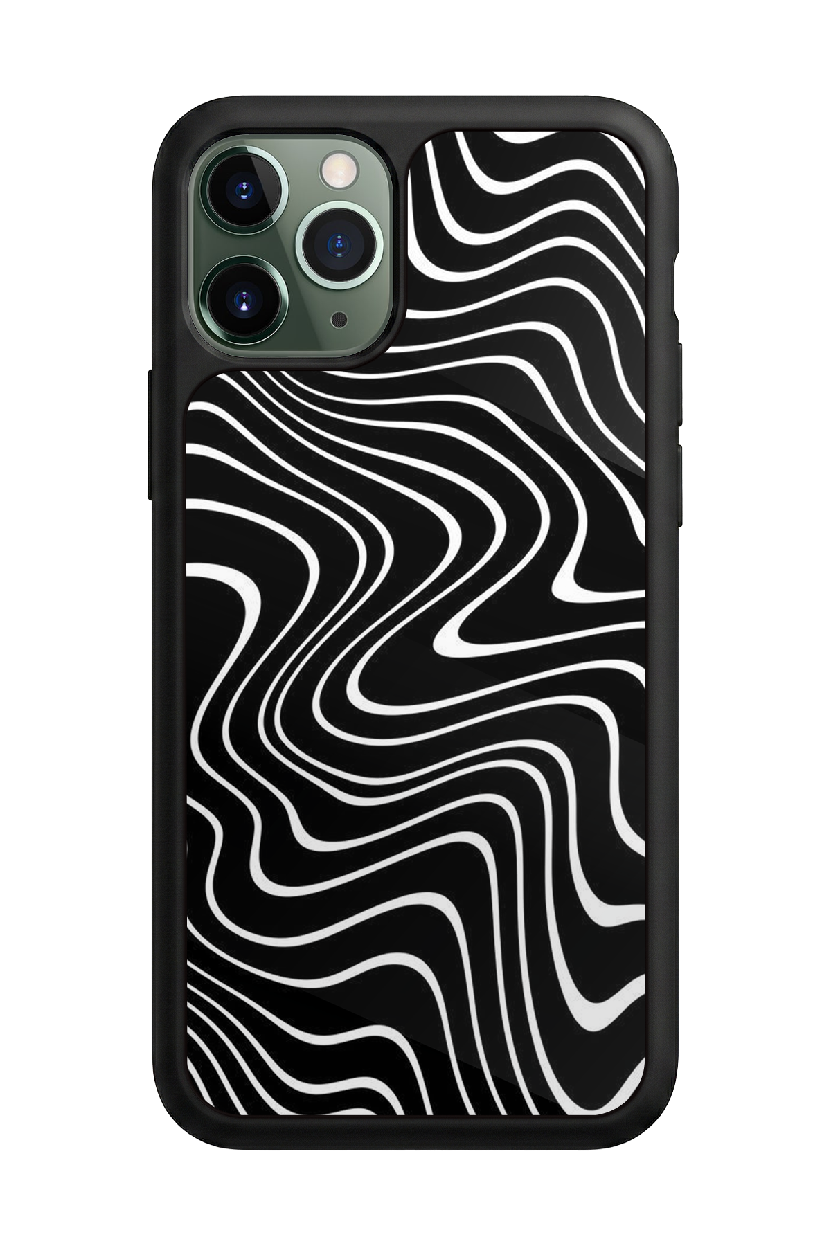 iPhone 11 Pro Uyumlu Çizgi Sanatı Tasarımlı Glossy Premium Kılıf