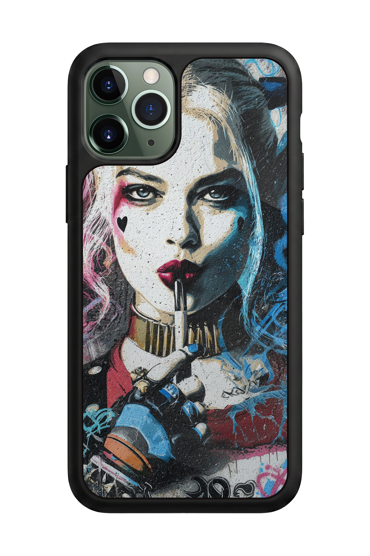 iPhone 11 Pro Max Uyumlu HarleyQueen Tasarımlı Glossy Premium Kılıf