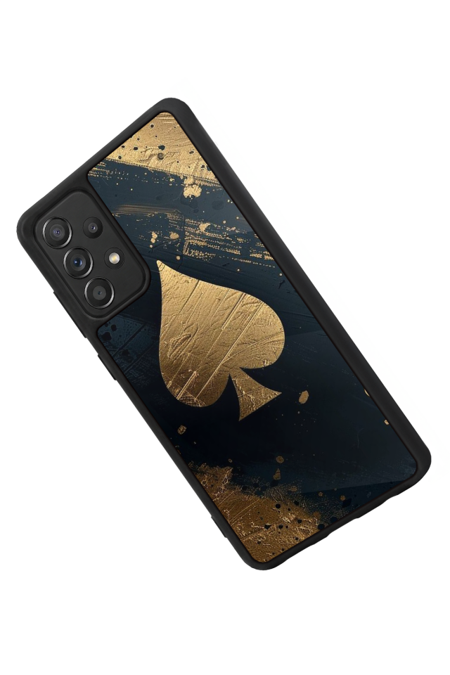 Samsung Galaxy A72 Uyumlu Kart Tasarımlı Glossy Premium Kılıf