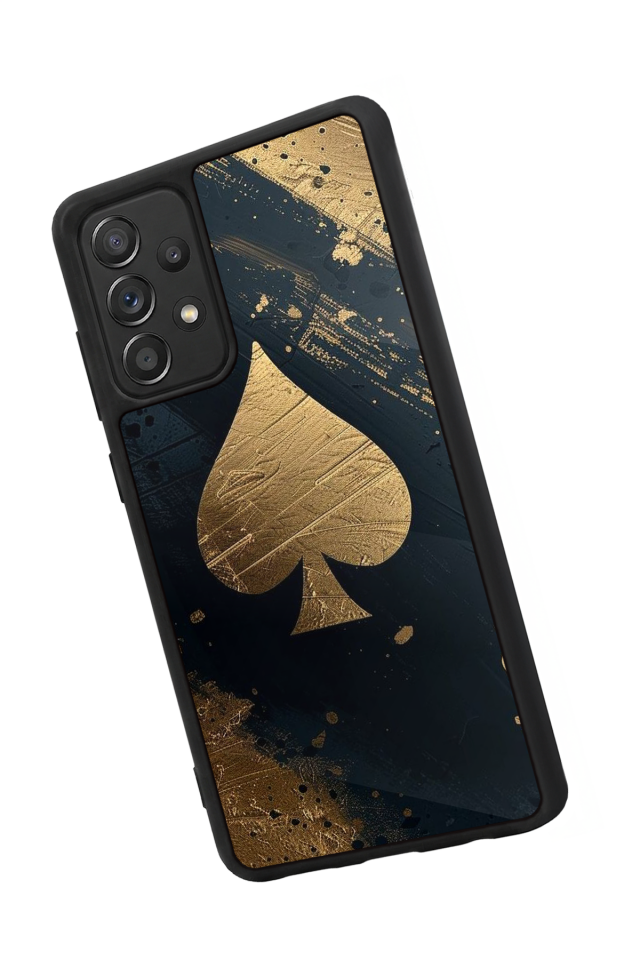 Samsung Galaxy A72 Uyumlu Kart Tasarımlı Glossy Premium Kılıf