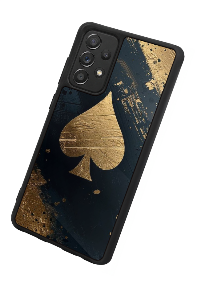 Samsung Galaxy A72 Uyumlu Kart Tasarımlı Glossy Premium Kılıf
