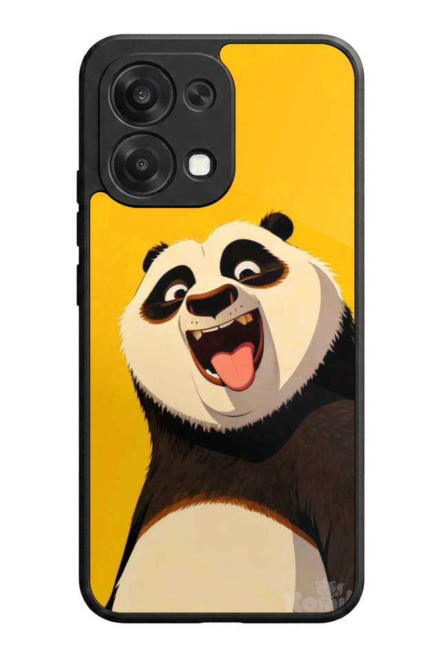 Oppo A6 Pro Uyumlu Kung Fu Panda Tasarımlı Glossy Premium Kılıf