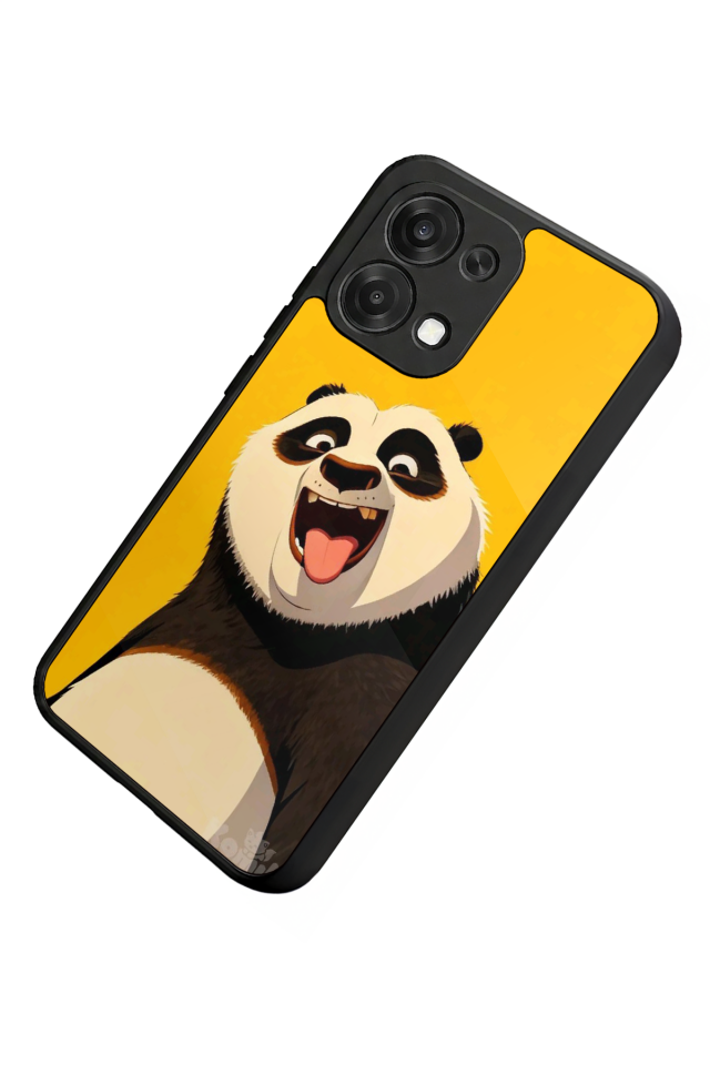Oppo A6 Pro Uyumlu Kung Fu Panda Tasarımlı Glossy Premium Kılıf