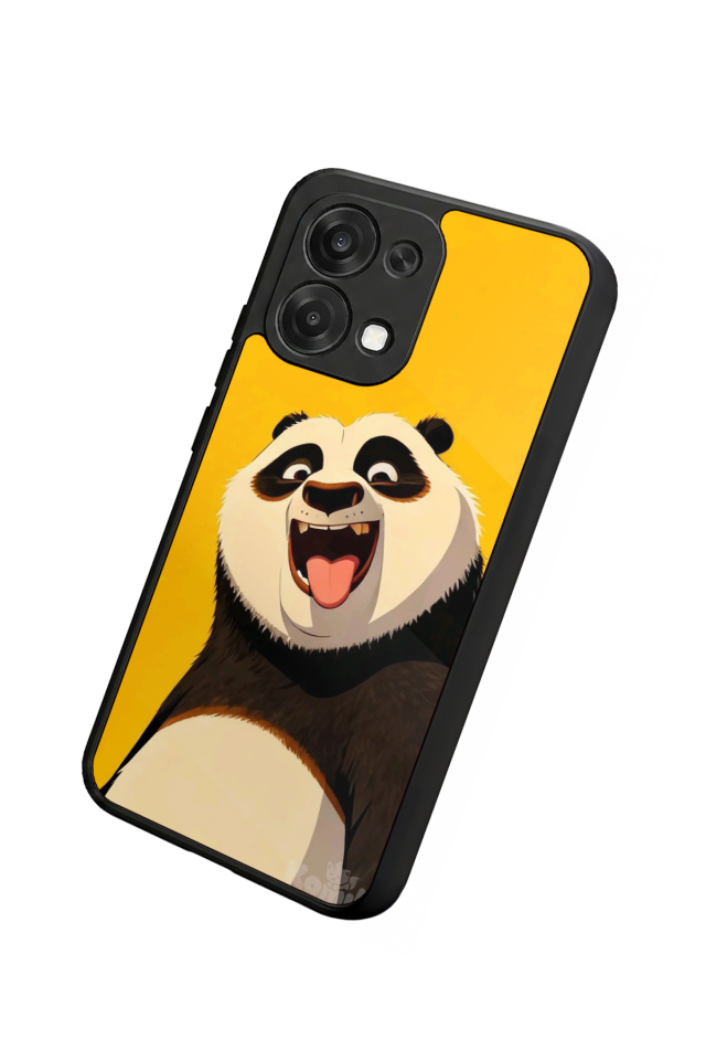Oppo A6 Pro Uyumlu Kung Fu Panda Tasarımlı Glossy Premium Kılıf