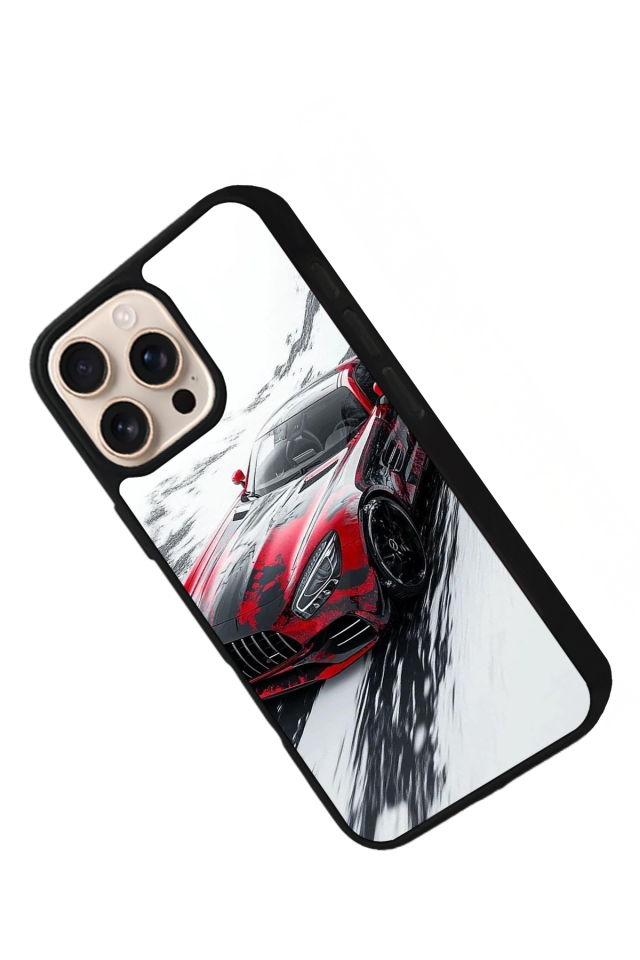 iPhone 14 Pro Max Uyumlu Mercedes Tasarımlı Glossy Premium Kılıf