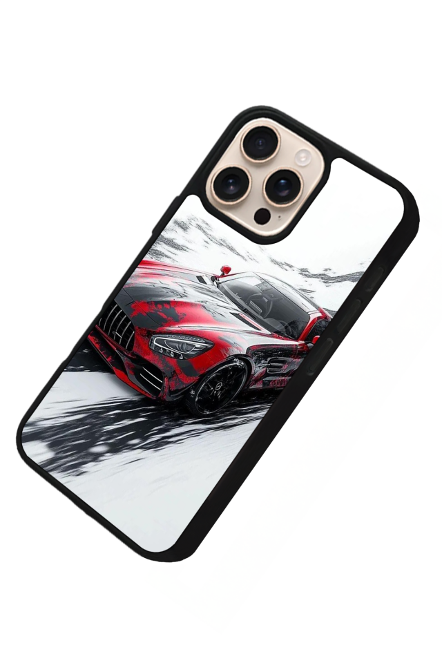 iPhone 14 Pro Max Uyumlu Mercedes Tasarımlı Glossy Premium Kılıf