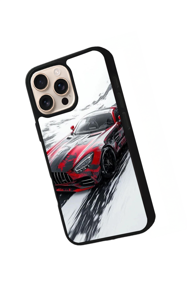 iPhone 14 Pro Max Uyumlu Mercedes Tasarımlı Glossy Premium Kılıf