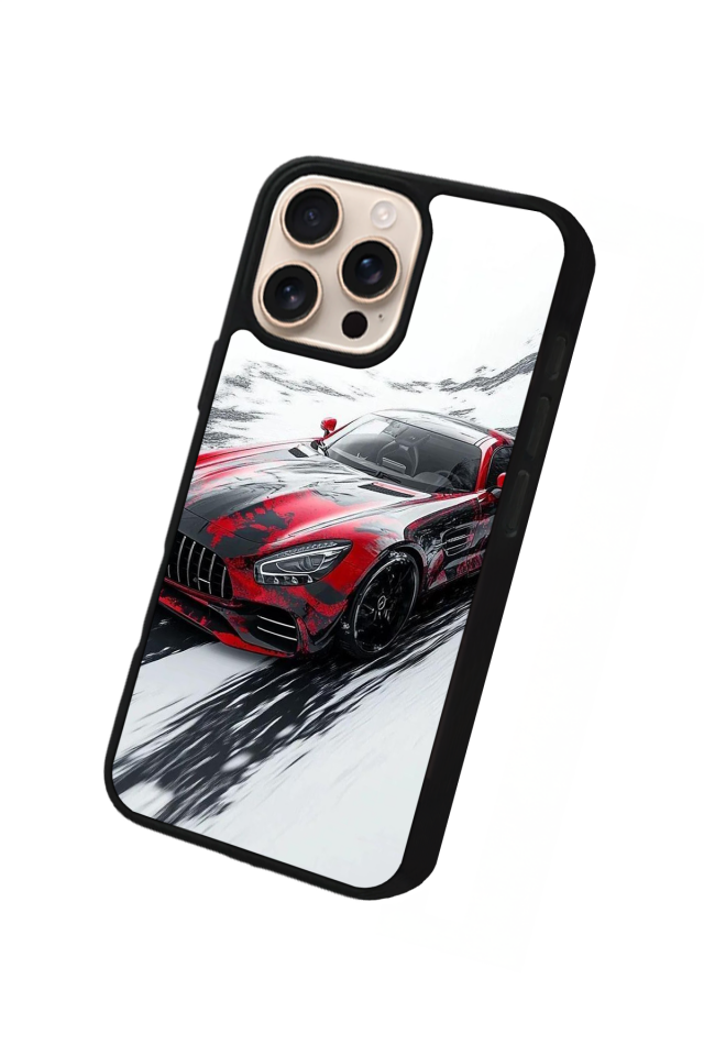 iPhone 14 Pro Max Uyumlu Mercedes Tasarımlı Glossy Premium Kılıf