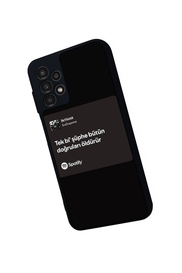 Samsung Galaxy A23 Uyumlu Sarki Sozleri Tasarımlı Glossy Premium Kılıf
