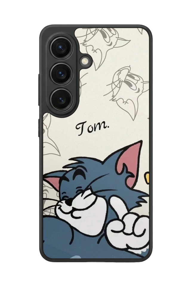 Samsung Galaxy S26 Uyumlu Tom And Jerry Tasarımlı Glossy Premium Kılıf