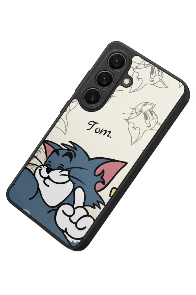 Samsung Galaxy S26 Uyumlu Tom And Jerry Tasarımlı Glossy Premium Kılıf
