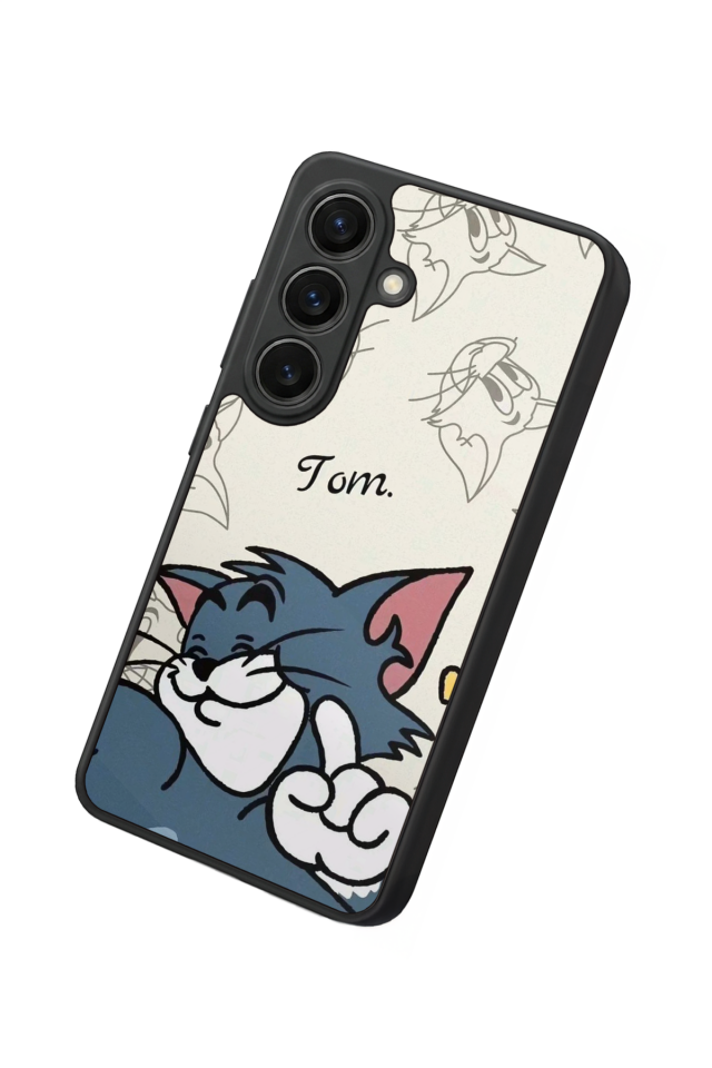 Samsung Galaxy S26 Uyumlu Tom And Jerry Tasarımlı Glossy Premium Kılıf
