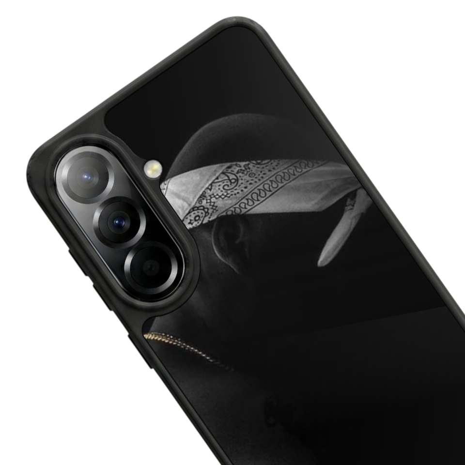 Samsung Galaxy A37 Uyumlu Tupac Tasarımlı Glossy Premium Kılıf