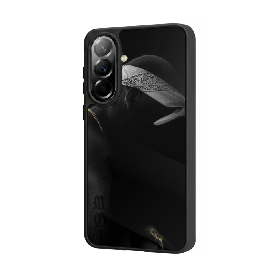 Samsung Galaxy A37 Uyumlu Tupac Tasarımlı Glossy Premium Kılıf