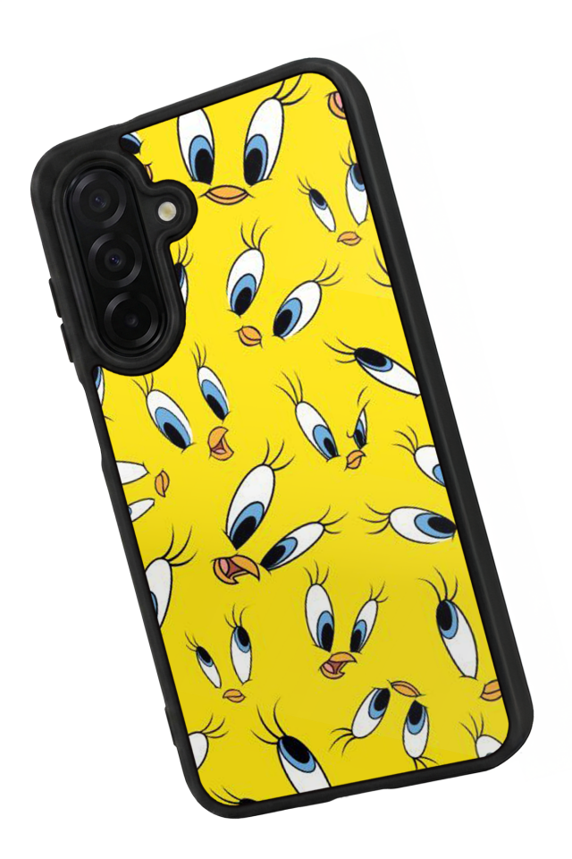 Samsung Galaxy A36 Uyumlu Tweety Tasarımlı Glossy Premium Kılıf