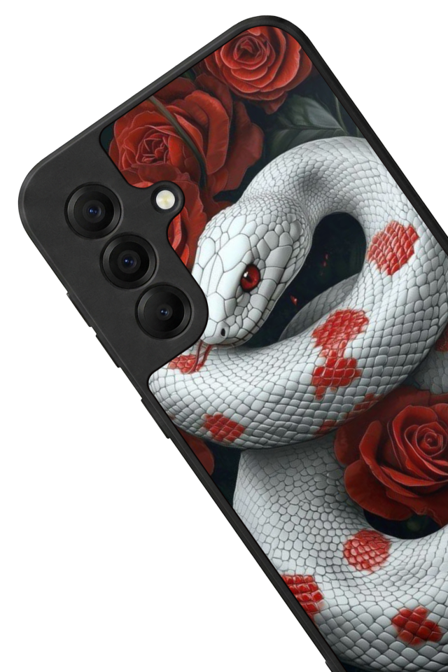 Samsung Galaxy A17 Uyumlu Yılan Tasarımlı Glossy Premium Kılıf