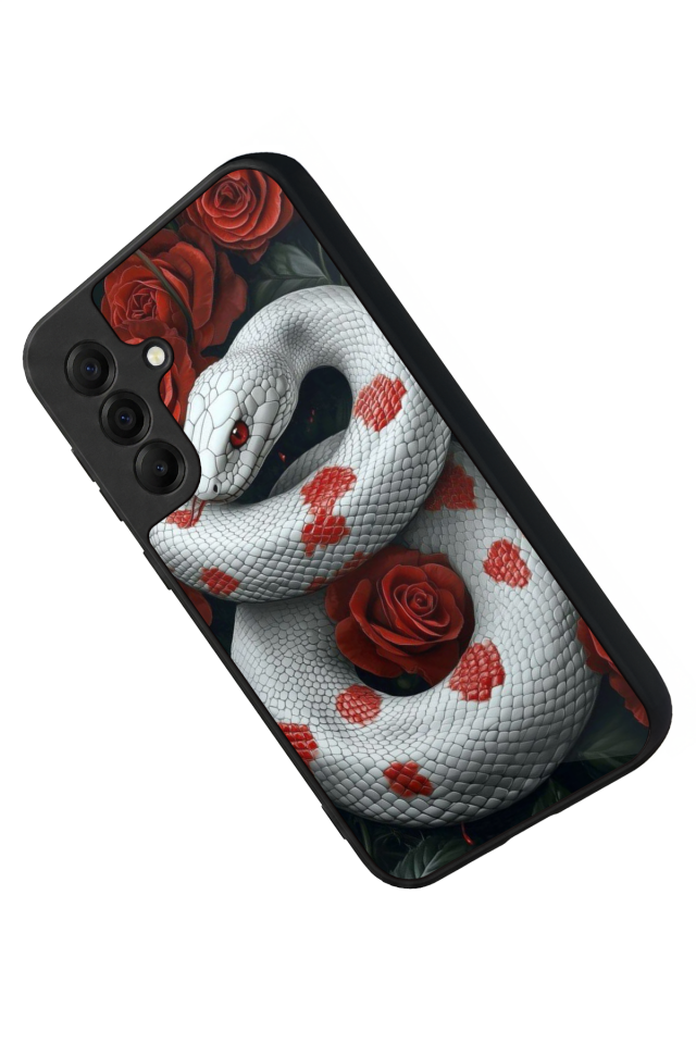 Samsung Galaxy A17 Uyumlu Yılan Tasarımlı Glossy Premium Kılıf