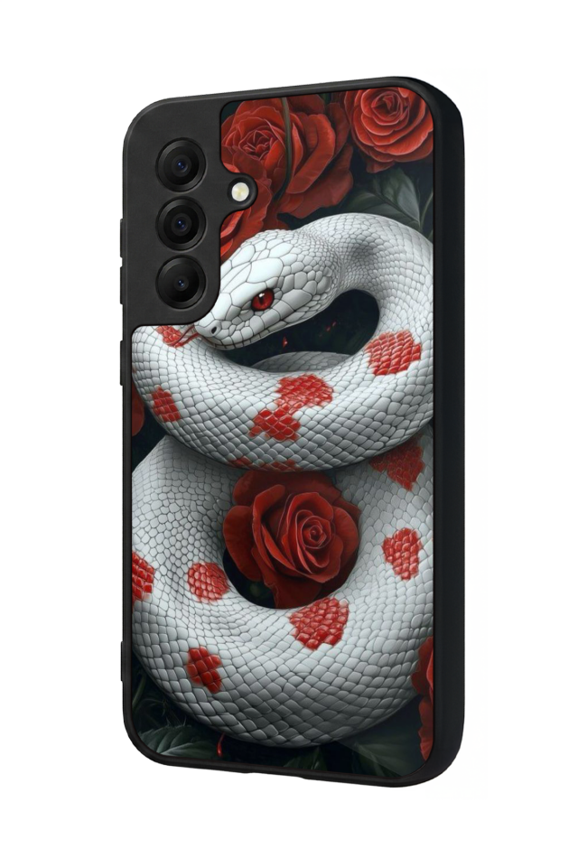 Samsung Galaxy A17 Uyumlu Yılan Tasarımlı Glossy Premium Kılıf