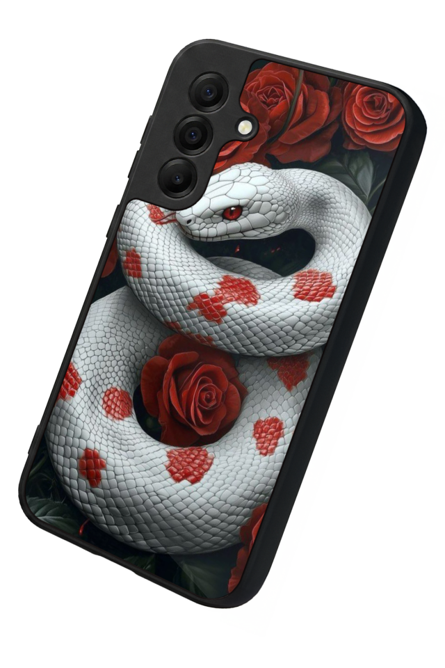 Samsung Galaxy A17 Uyumlu Yılan Tasarımlı Glossy Premium Kılıf