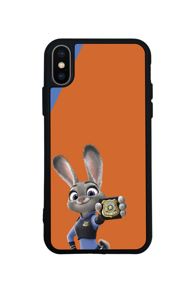 iPhone X/ XS Uyumlu Zootropolis Tasarımlı Glossy Premium Kılıf