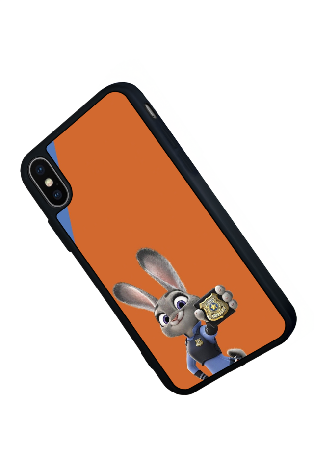 iPhone X/ XS Uyumlu Zootropolis Tasarımlı Glossy Premium Kılıf