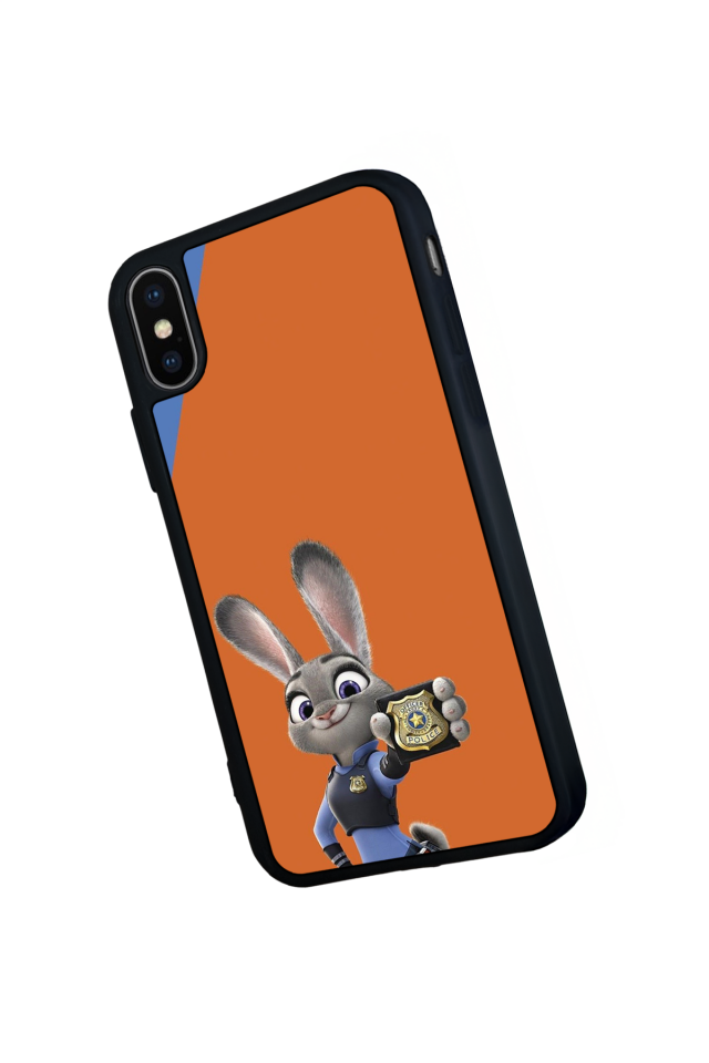 iPhone X/ XS Uyumlu Zootropolis Tasarımlı Glossy Premium Kılıf