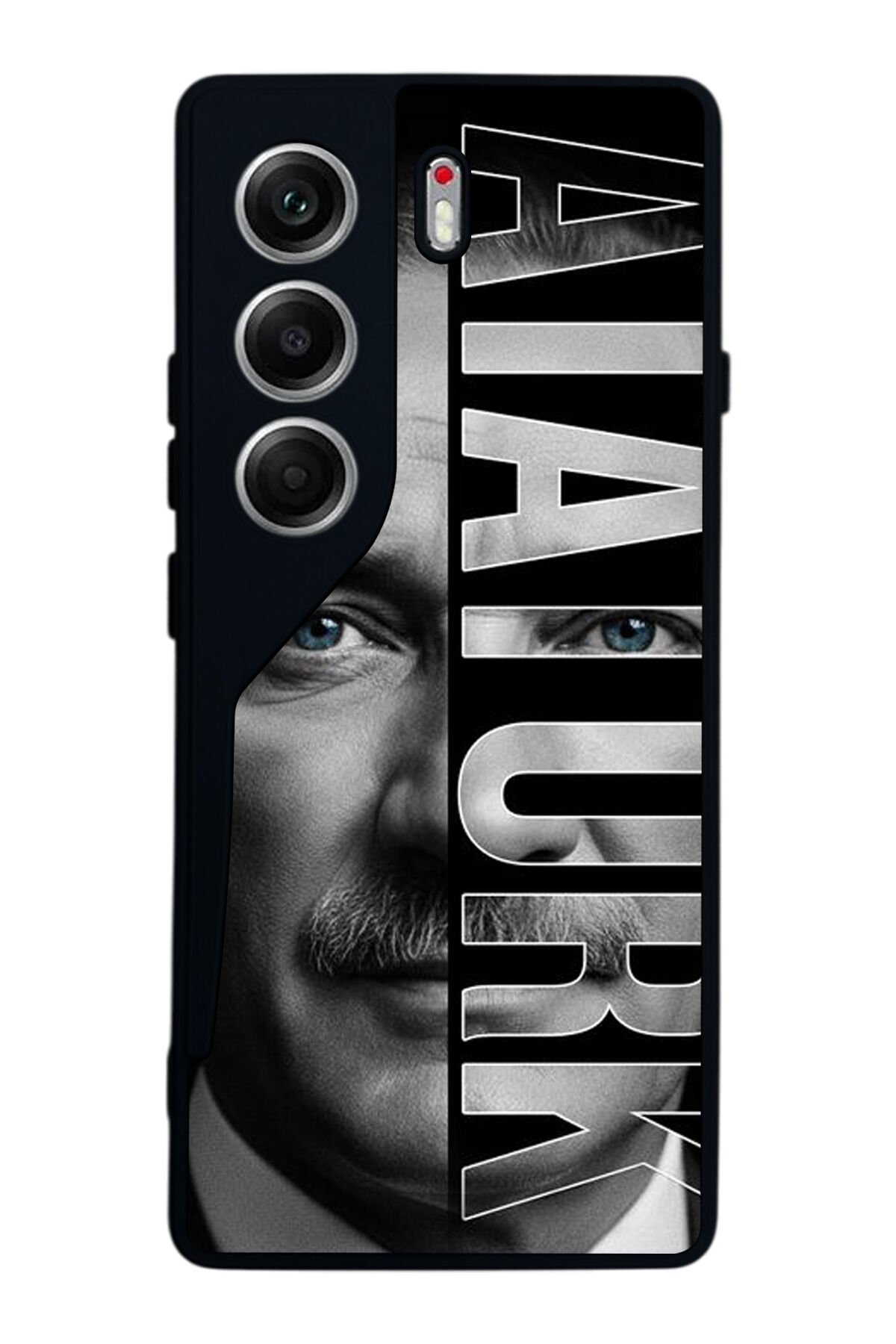 Tecno Camon 40 Uyumlu Mustafa Kemal Ataturk Tasarımlı Glossy Premium Kılıf