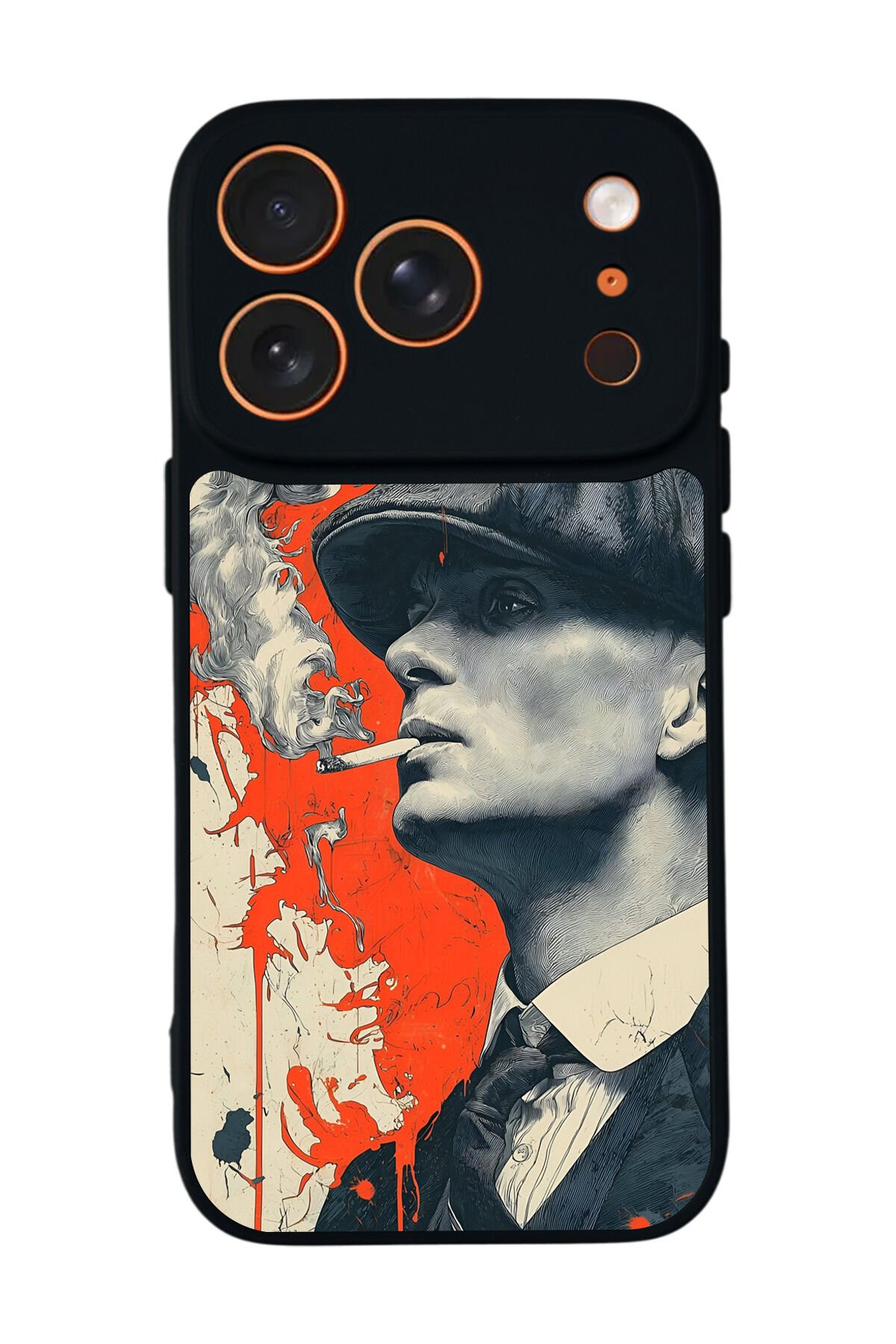 iPhone 17 Pro Uyumlu Peaky Blinders Tasarımlı Glossy Premium Kılıf