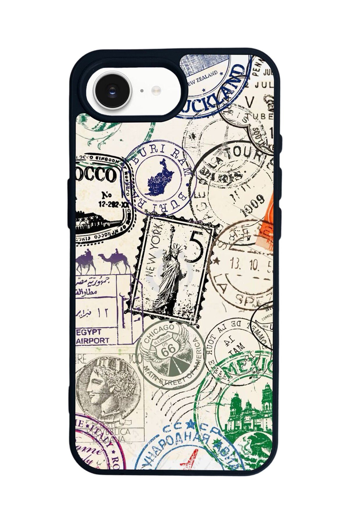 iPhone 16E Uyumlu Poster Tasarımlı Glossy Premium Kılıf