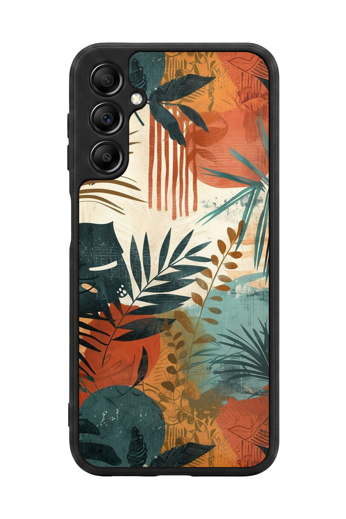 Samsung Galaxy A14 Uyumlu Botanik Tasarımlı Glossy Premium Kılıf