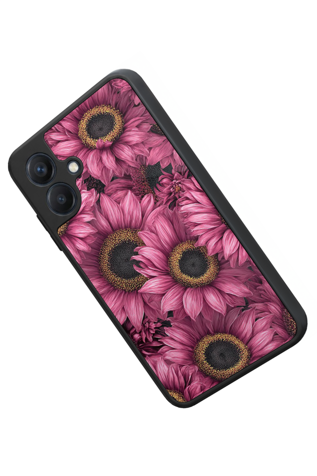 Samsung Galaxy A07 Uyumlu Cicek Tasarımlı Glossy Premium Kılıf
