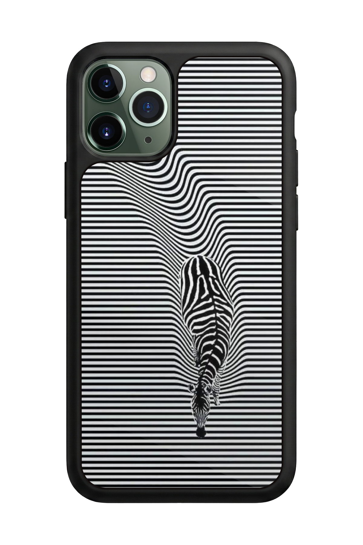 iPhone 11 Pro Uyumlu Çizgi Sanatı Tasarımlı Glossy Premium Kılıf