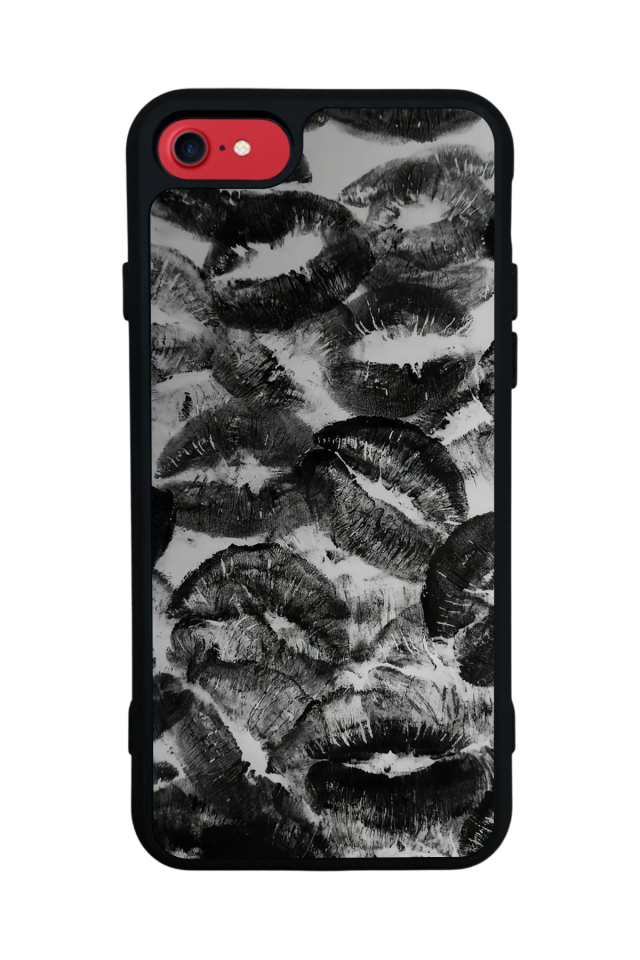 iPhone SE Uyumlu Dudak Tasarımlı Glossy Premium Kılıf
