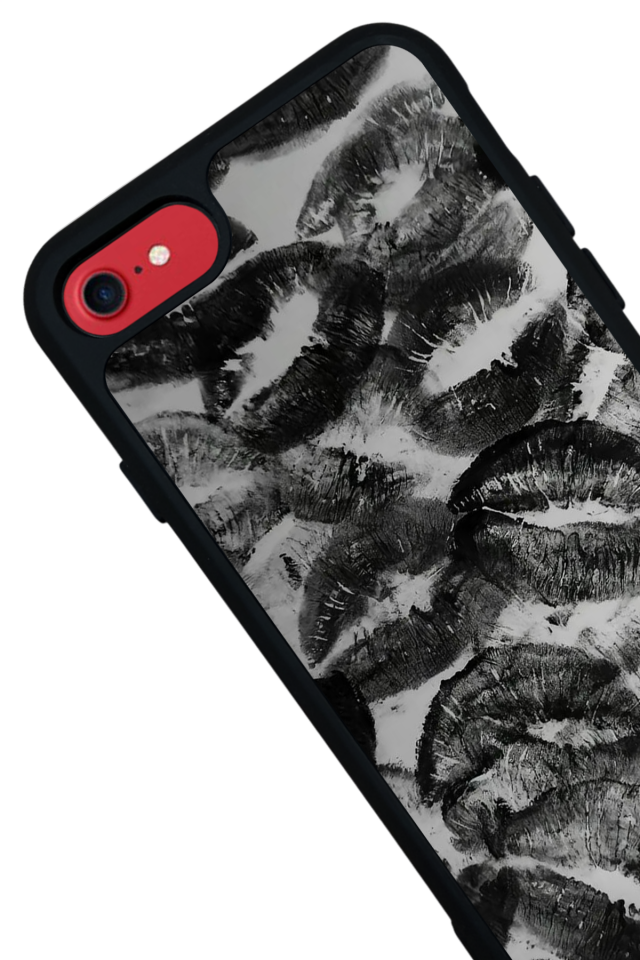 iPhone SE Uyumlu Dudak Tasarımlı Glossy Premium Kılıf
