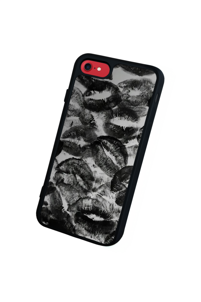 iPhone SE Uyumlu Dudak Tasarımlı Glossy Premium Kılıf
