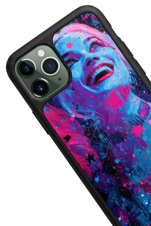 iPhone 11 Pro Max Uyumlu HarleyQueen Tasarımlı Glossy Premium Kılıf